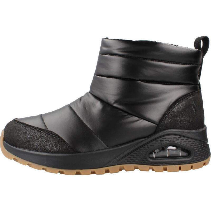 Ghete femei Skechers Uno Rugged - Puffer Daze, Negru
