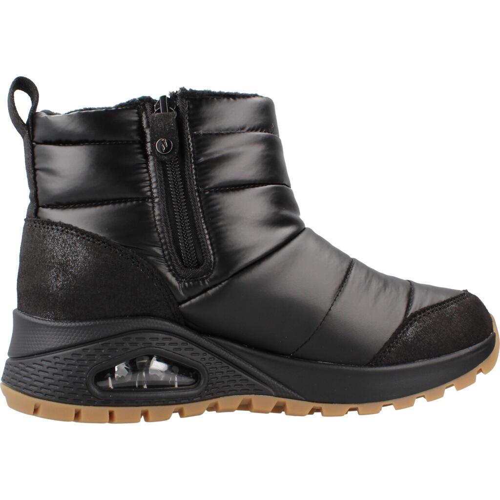 Stiefel Skechers Uno Rugged - Puffer Daze, Schwarz, Damen 4/5