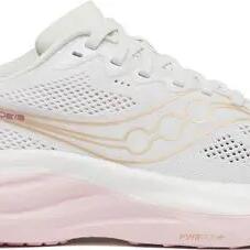Saucony Ride 19 Running Shoes Women White/Pink