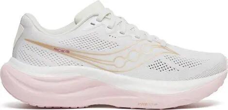 Saucony Ride 19 Running Shoes Women White/Pink 1/1