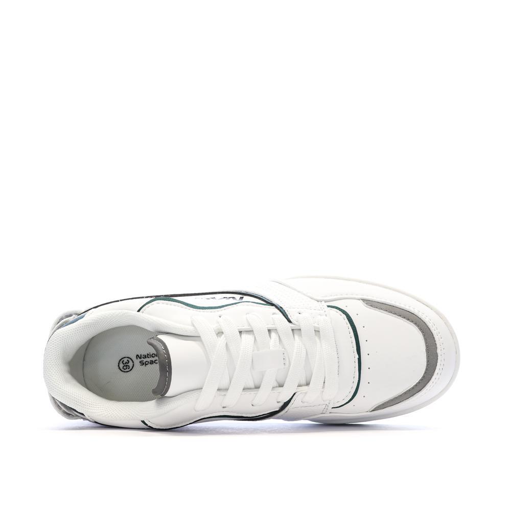 Baskets Blanc/Vert Garçon Nasa Jabalem 4/7