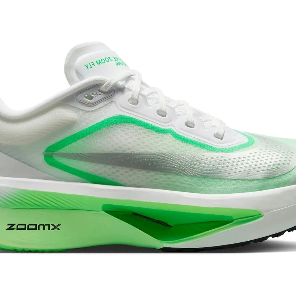 Nike Zoom Fly 6 Women White Illusion Green Silver - Sport Walking Shoes