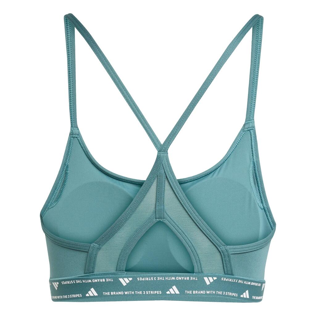 Sports bra adidas AeroReact 3 Stripes