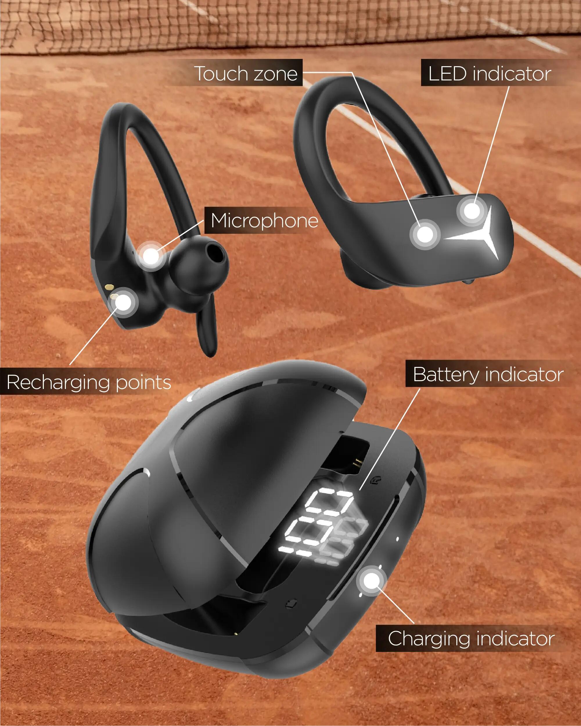 KSIX Sport Buds 2 draadloze oordopjes 5/10