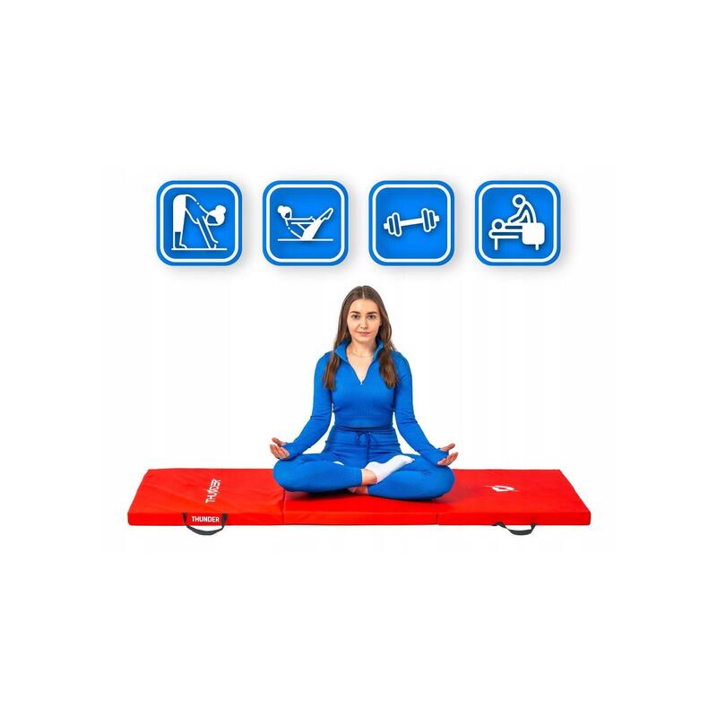 Saltea de gimnastică pliabilă pentru exerciții 180x60x4