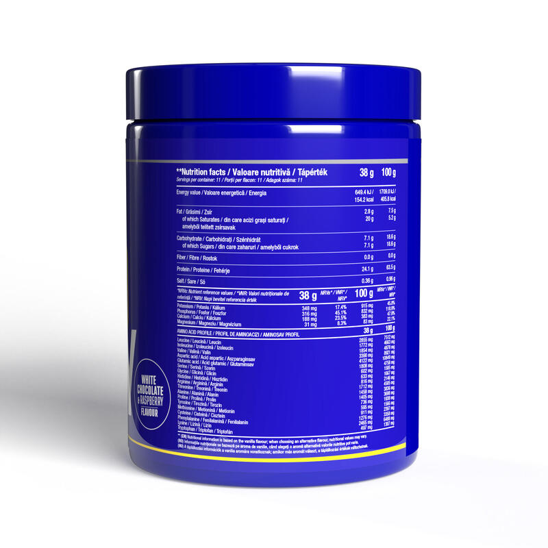 Proteine din zer concentrat, Pro Whey White Chocolate Raspberry 450g