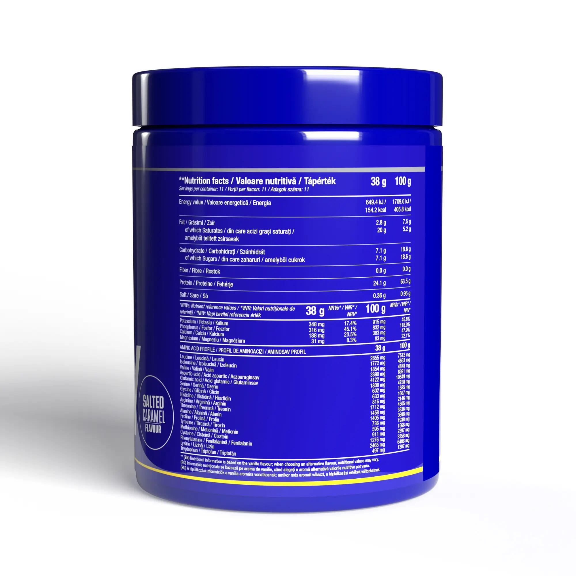 Proteine din zer concentrat, Pro Whey Salted Caramel 450g 2/4