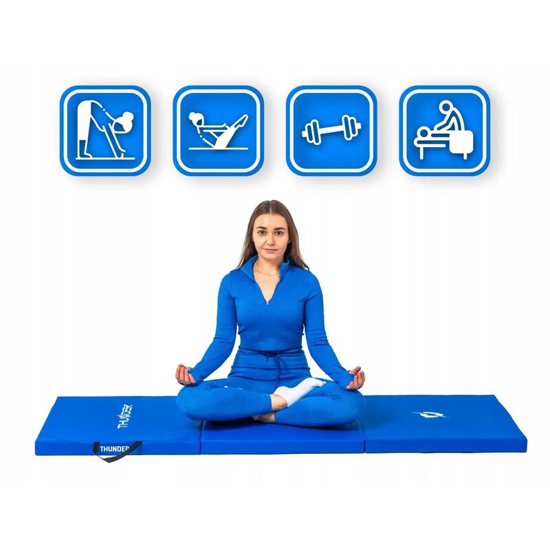 Saltea de gimnastică pliabilă pentru exerciții 180x60x5