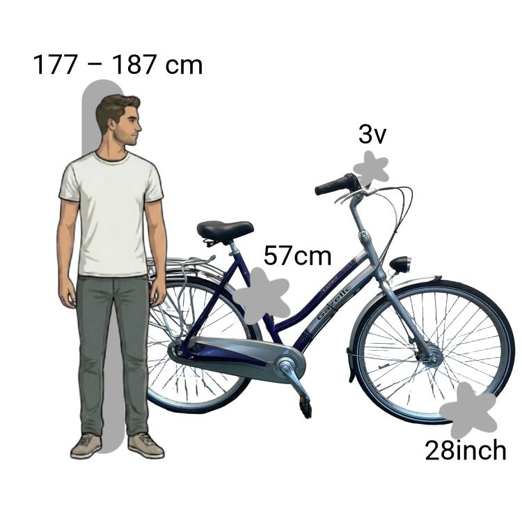 Bicicleta usada Gazelle Esprit 2/4