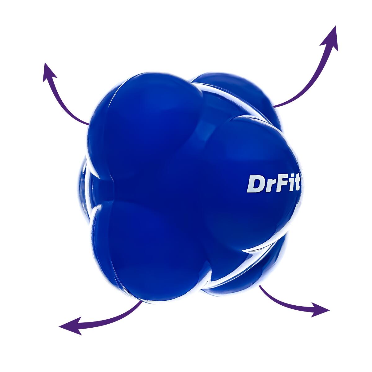 Piłka Reakcyjna do Treningu Refleksu i Koordynacji 6,8 cm DrFit 2/6