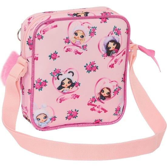 Borsa sportiva da bambina a tema principessa con tracolla regolabile e tasca 2/3