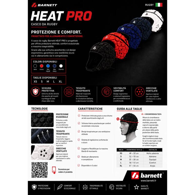 HEAT PRO Negru XS Flag Fotbal Competiție Cap Cap