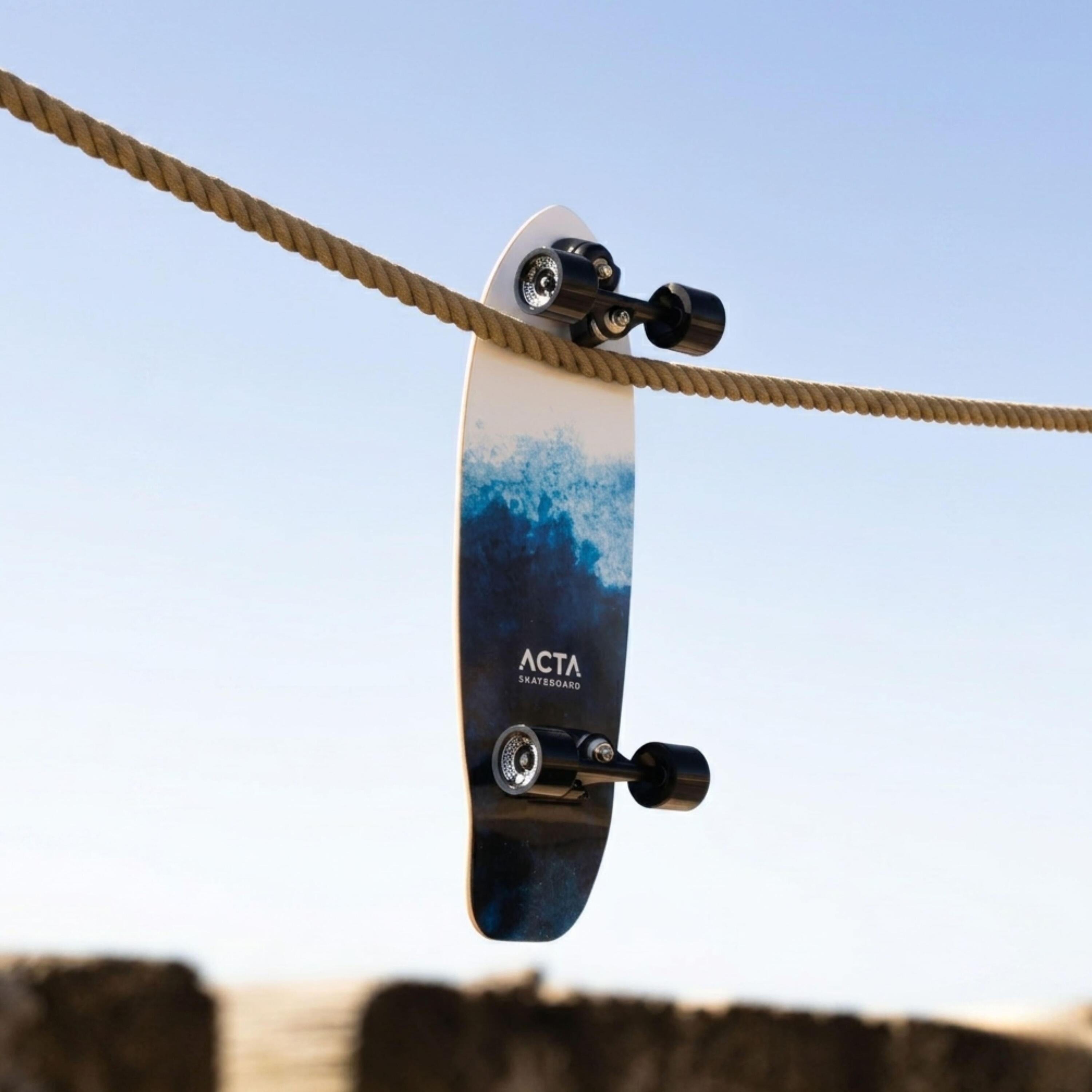 Surfskate Foam V2 31" – Ocean - 7-laags esdoorn surfskateboard - Ideaal voo 5/6