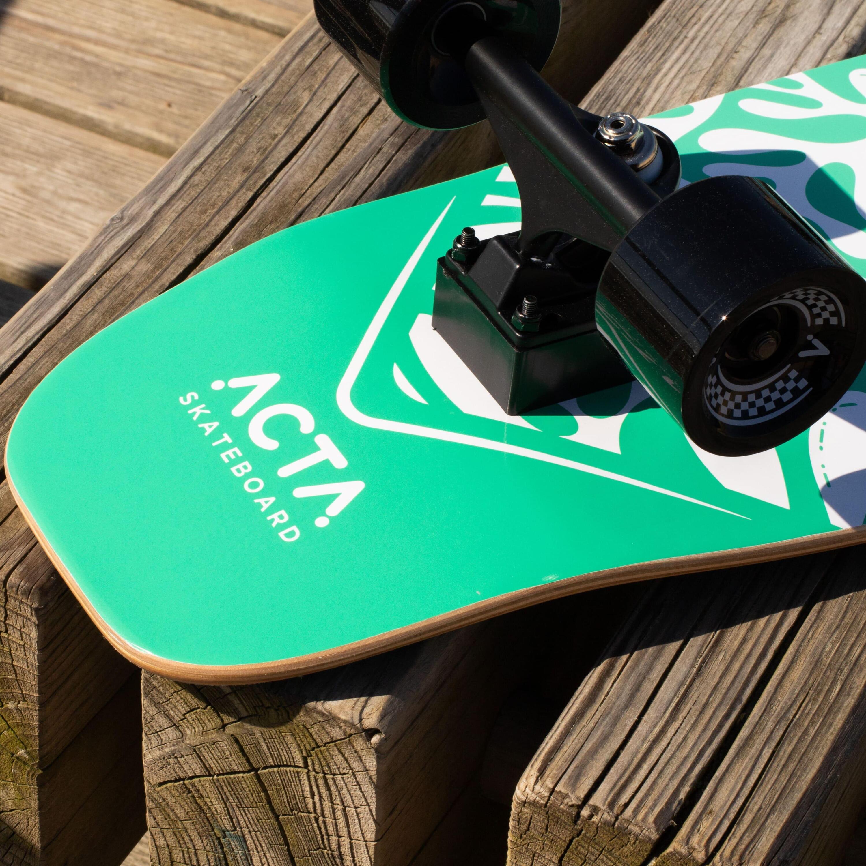 Surfskate Seaweed 31" - 7-laags esdoorn surfskateboard - Ideaal voor beginn 3/7