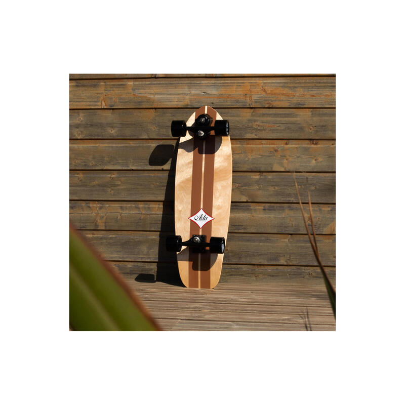 Surfskate Timber 31" – Lemn Natural - Placă de Surfskate din Arțar cu 7 Str