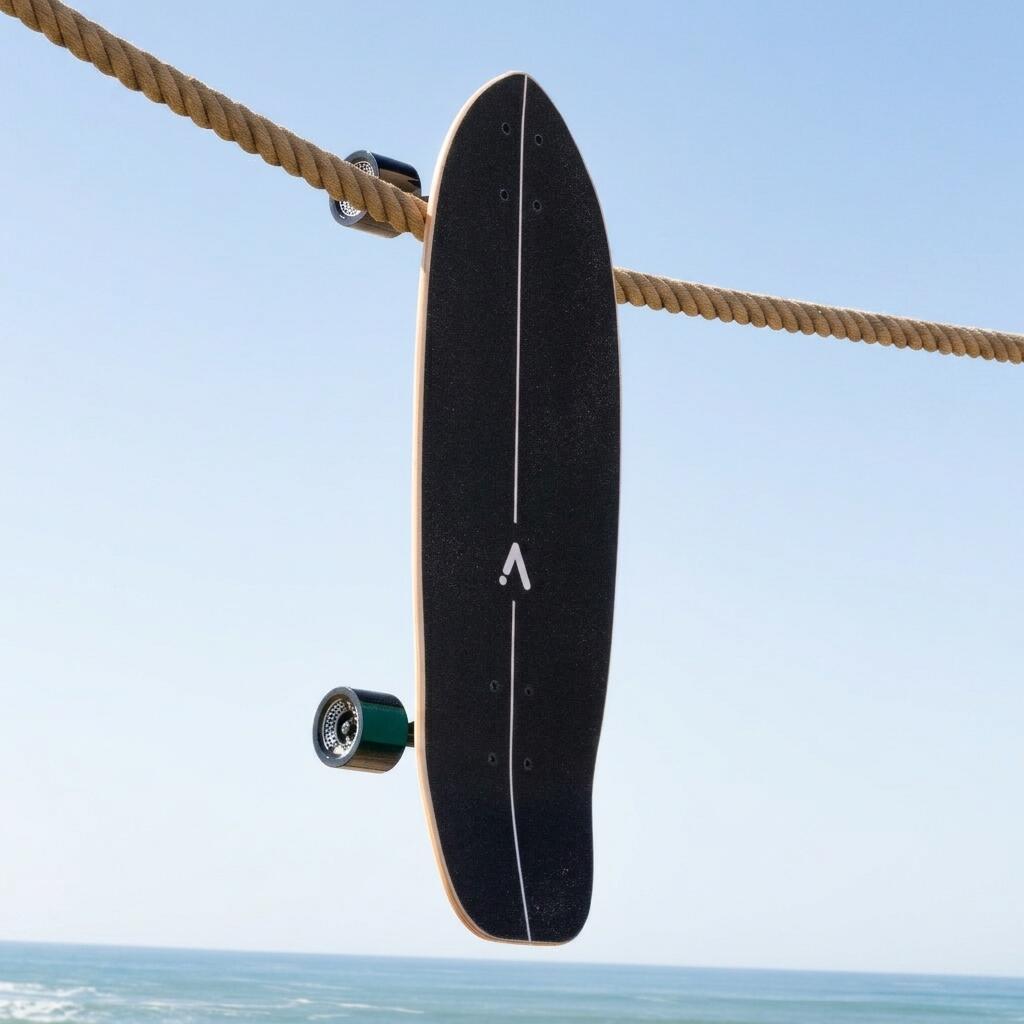 Surfskate Foam V2 31" – Ocean - 7-laags esdoorn surfskateboard - Ideaal voo 4/6