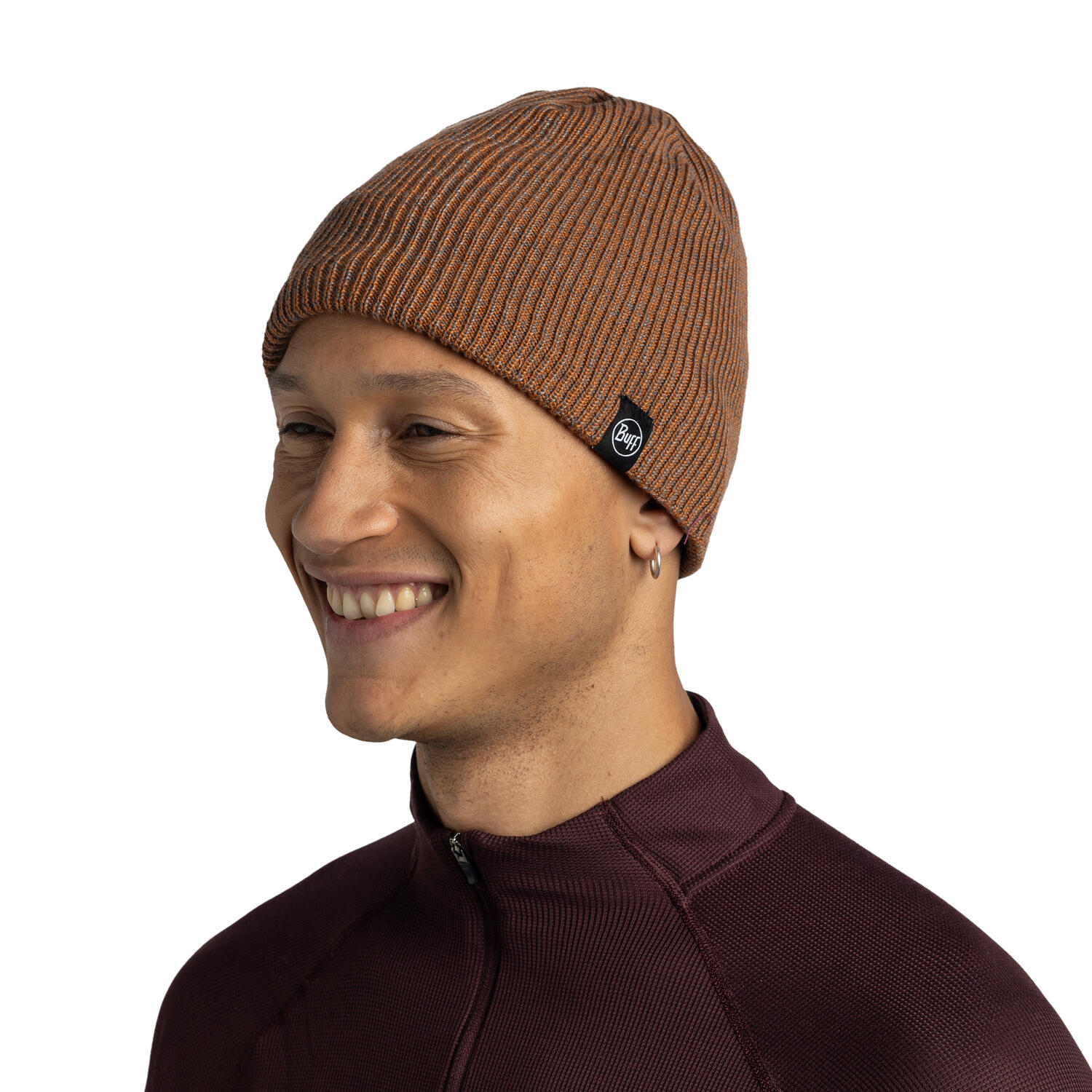 Gorro Knitted & Full Fleece Unisex Buff Marrón ÚNICA 6/7