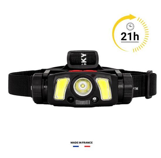 Lampe frontale rechargeable HYBRIDE600 - 300 lm / Batterie reconditionnée