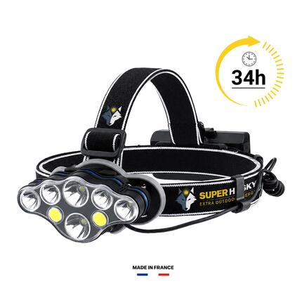 Lampe frontale Outdoor rechargeable SPORT400 - 1800 Lumens