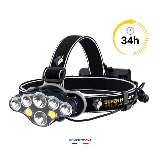 Lampe frontale Outdoor rechargeable SPORT400 - 1800 Lumens