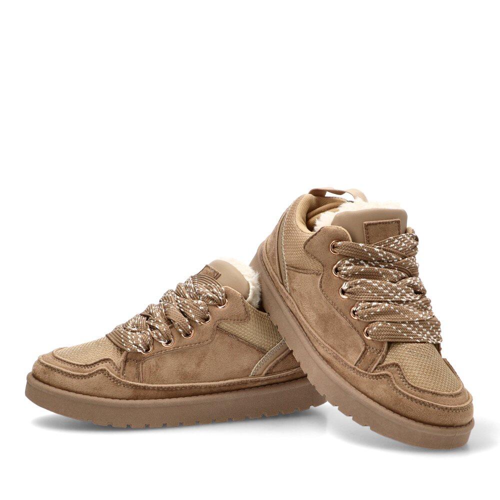 Deportivas Casual Mujer Suela Plana - Modelo 59-2922 Beige 5/6