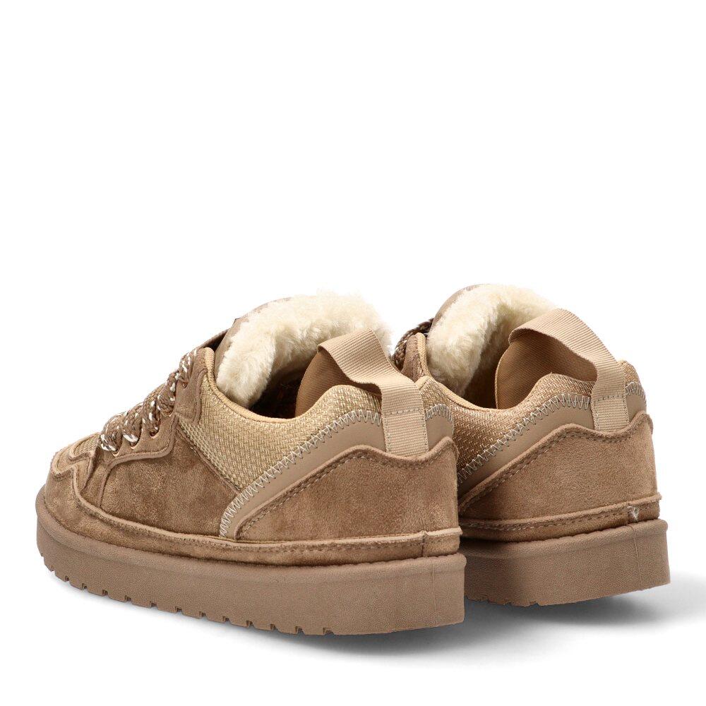 Deportivas Casual Mujer Suela Plana - Modelo 59-2922 Beige 4/6