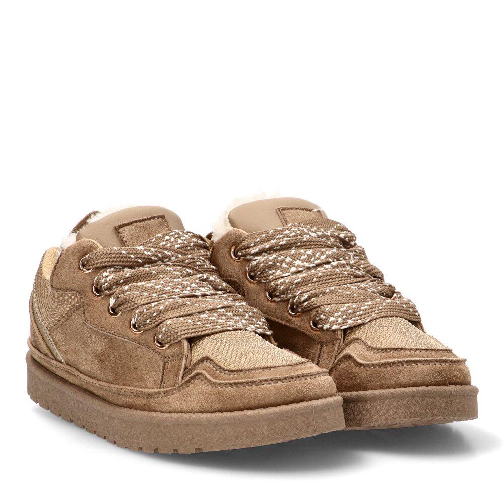 Deportivas Casual Mujer Suela Plana - Modelo 59-2922 Beige 2/6