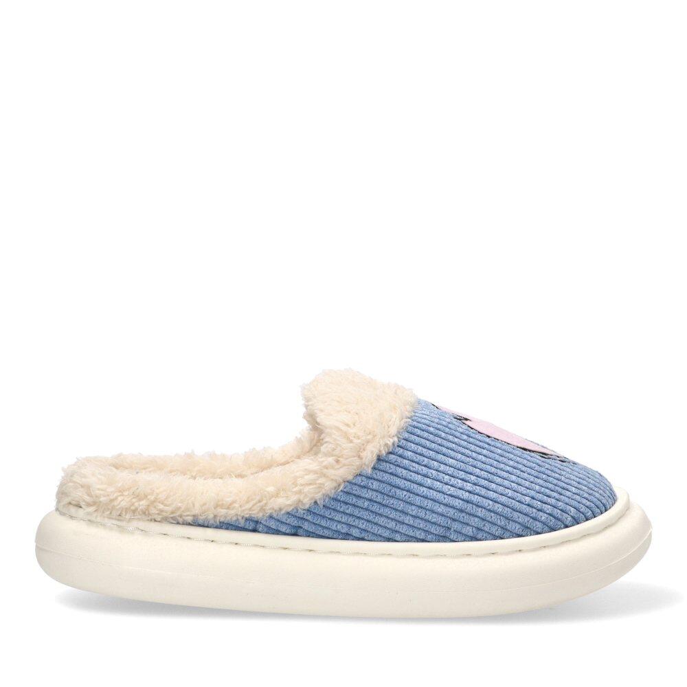 Chinelo aberto Stitch para adultos, poliéster, antiderrapante, azul. 2/7