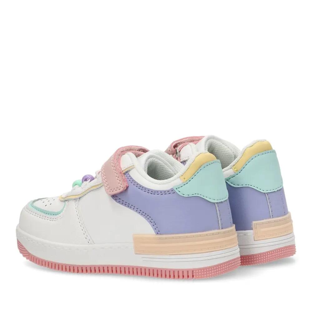 Deportivas Casual Niña Suela Plana - Modelo Rbs-1131 Multicolor 4/6