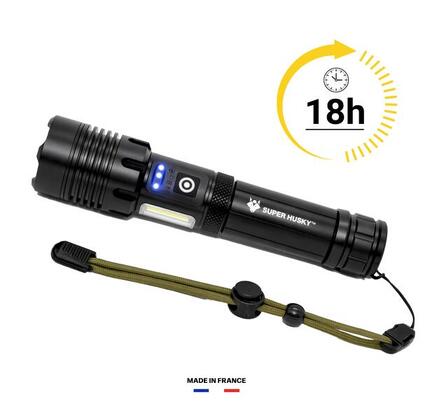 Lampe Torche Puissante Rechargeable EXTRA200 - 2000 lm / Batterie reconditionnée