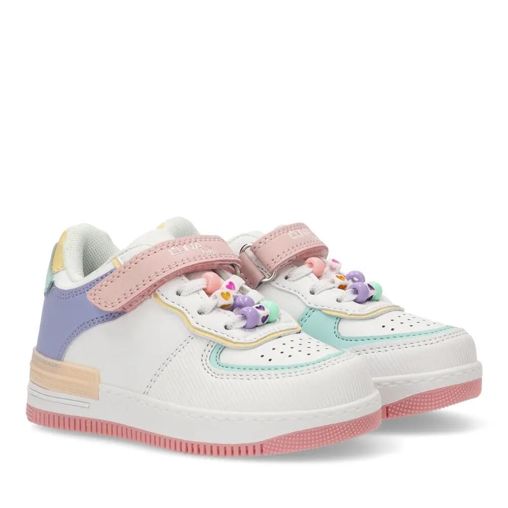 Deportivas Casual Niña Suela Plana - Modelo Rbs-1131 Multicolor 2/6