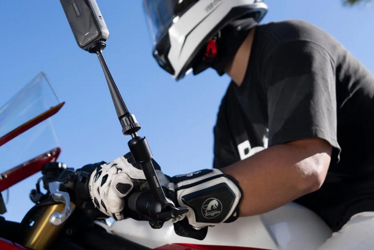 Motocyklový držák kamery do řidítek 4/4