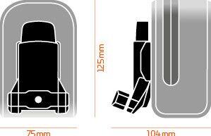 Fidlock Borsa da sella push 400 ml nera 5/5