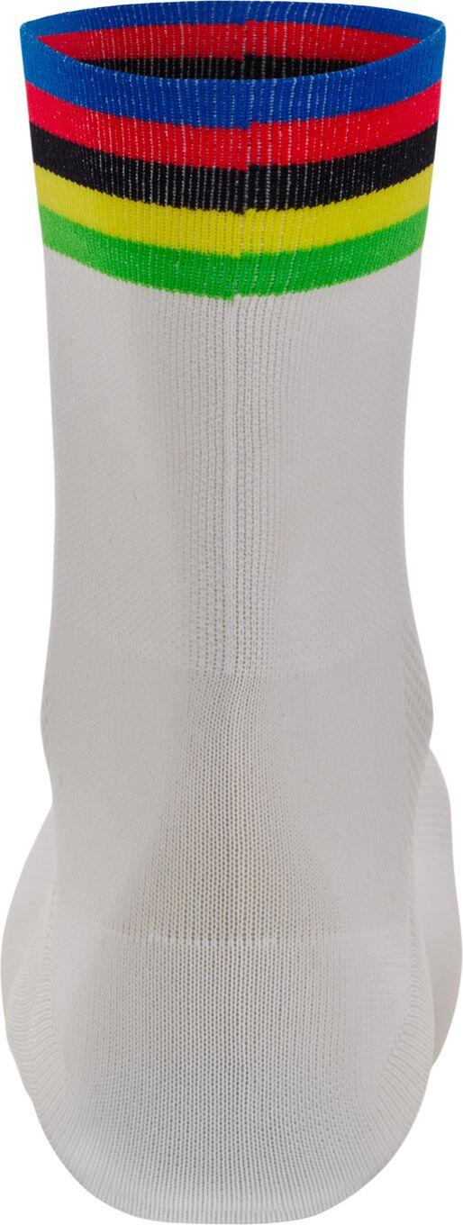 Chaussettes Unisexe Santini Championnats du Monde UCI Blanc 2/2