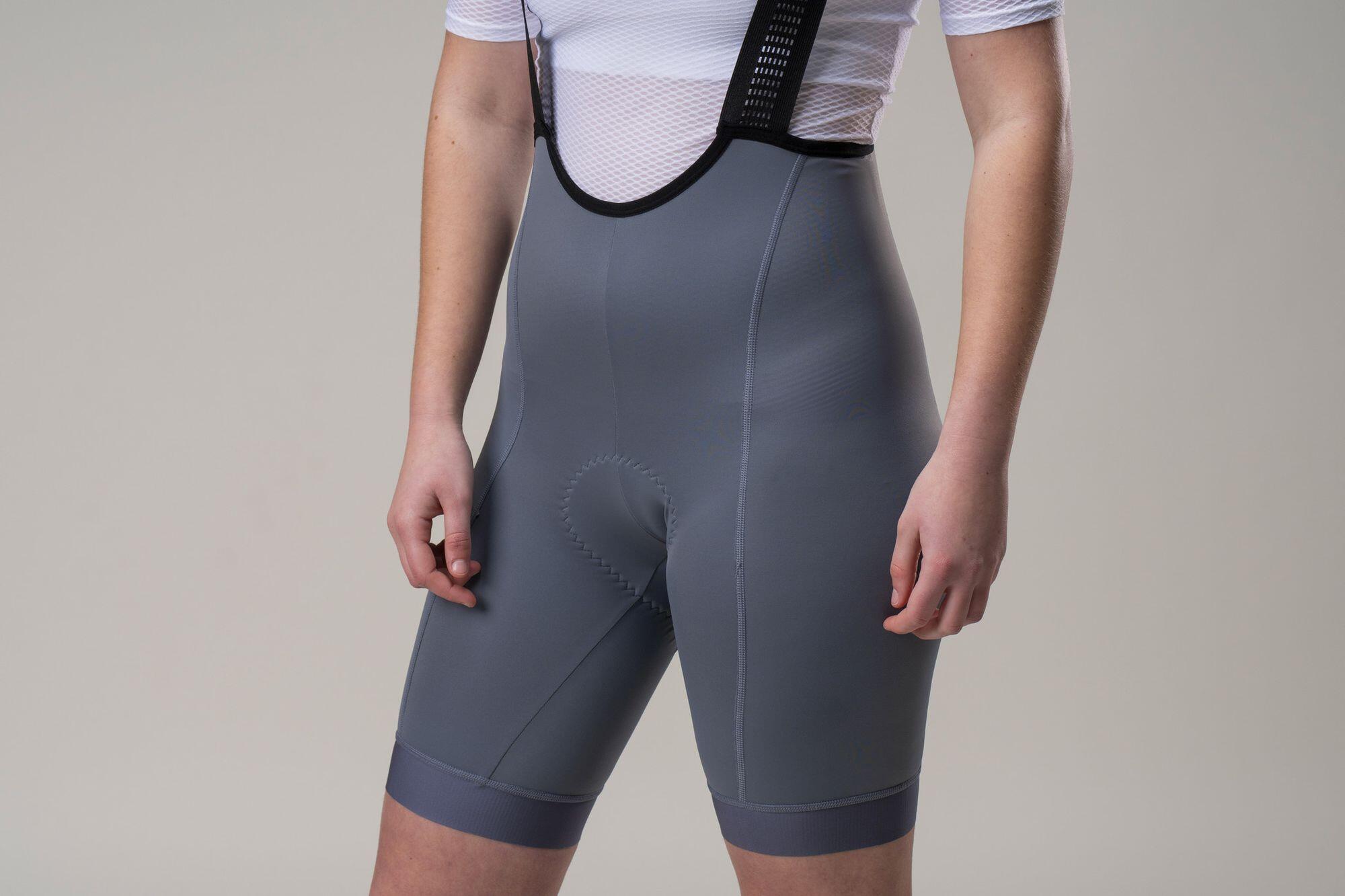 LeBram Training Damen-Radhose, kurz, schiefergrau 5/5