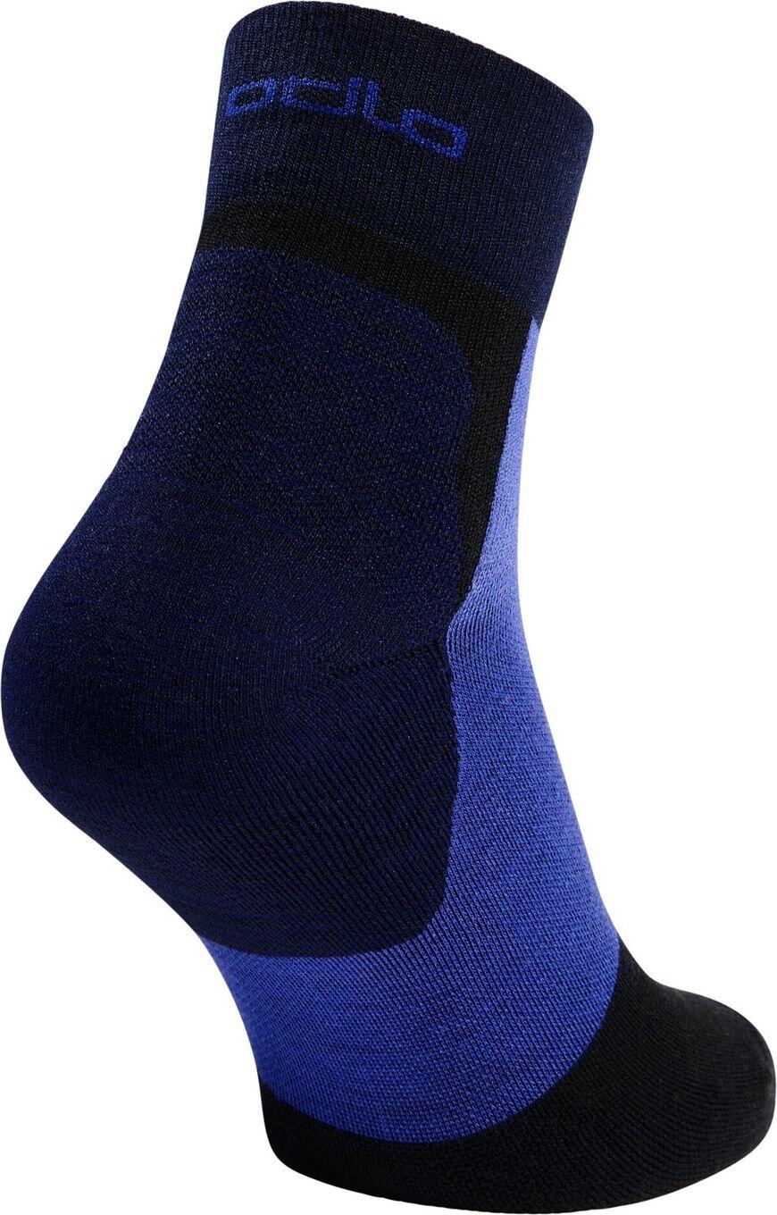 Odlo Performance Wool Lage Wandelsokken Zwart/Paars 2/3