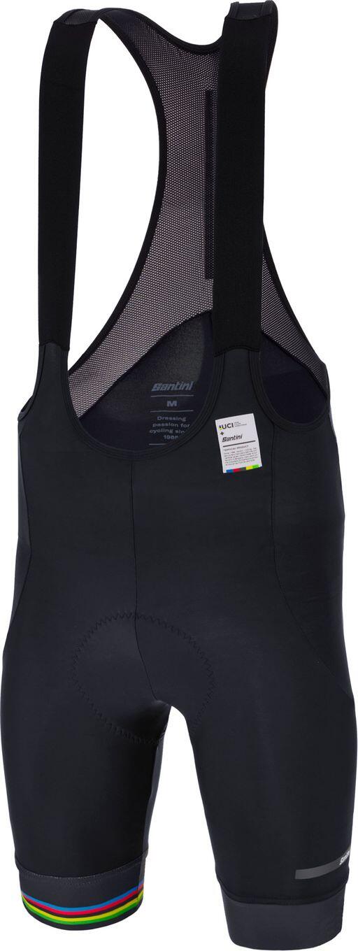 Santini UCI Wereldkampioen Bib Shorts Zwart 2/3