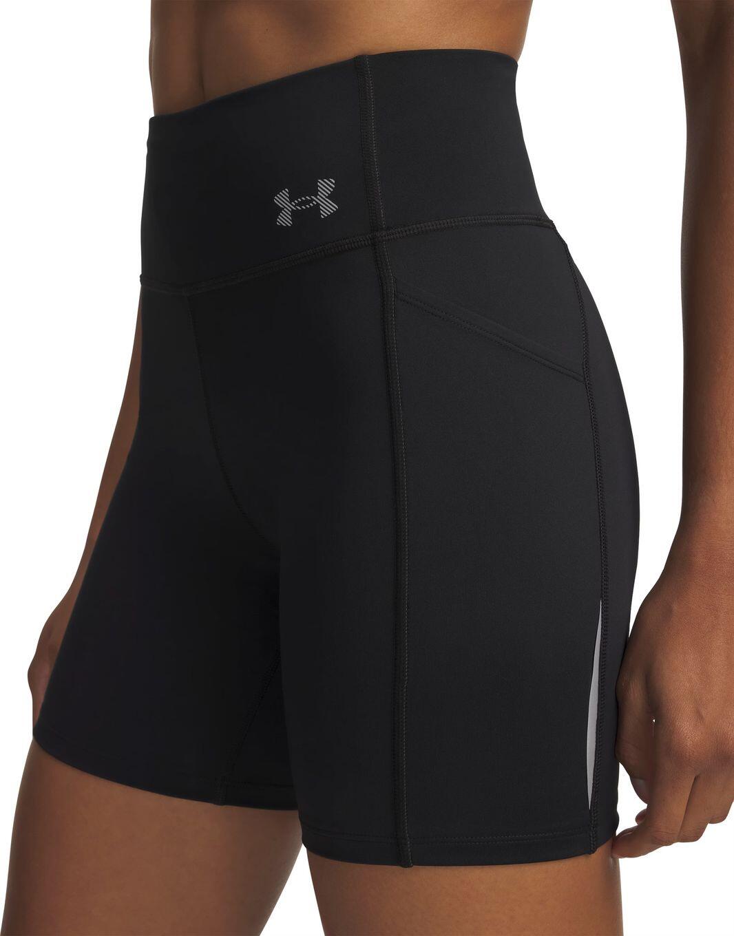 Pantaloncini da ciclismo Under Armour Velociti 6in Nero Donna 3/4