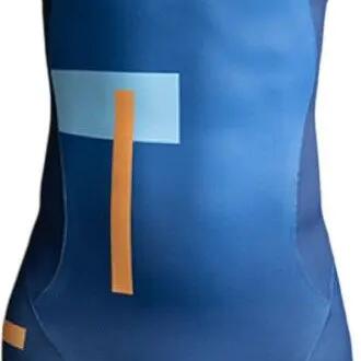 BV Sport 3X100 Men's Triathlon Suit (Blue/Orange)