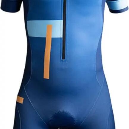 BV Sport 3X200 Men's Triathlon Suit (Blue/Orange)