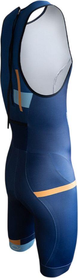 BV Sport 3X100 Triathlon-Anzug Blau/Orange für Herren 3/3