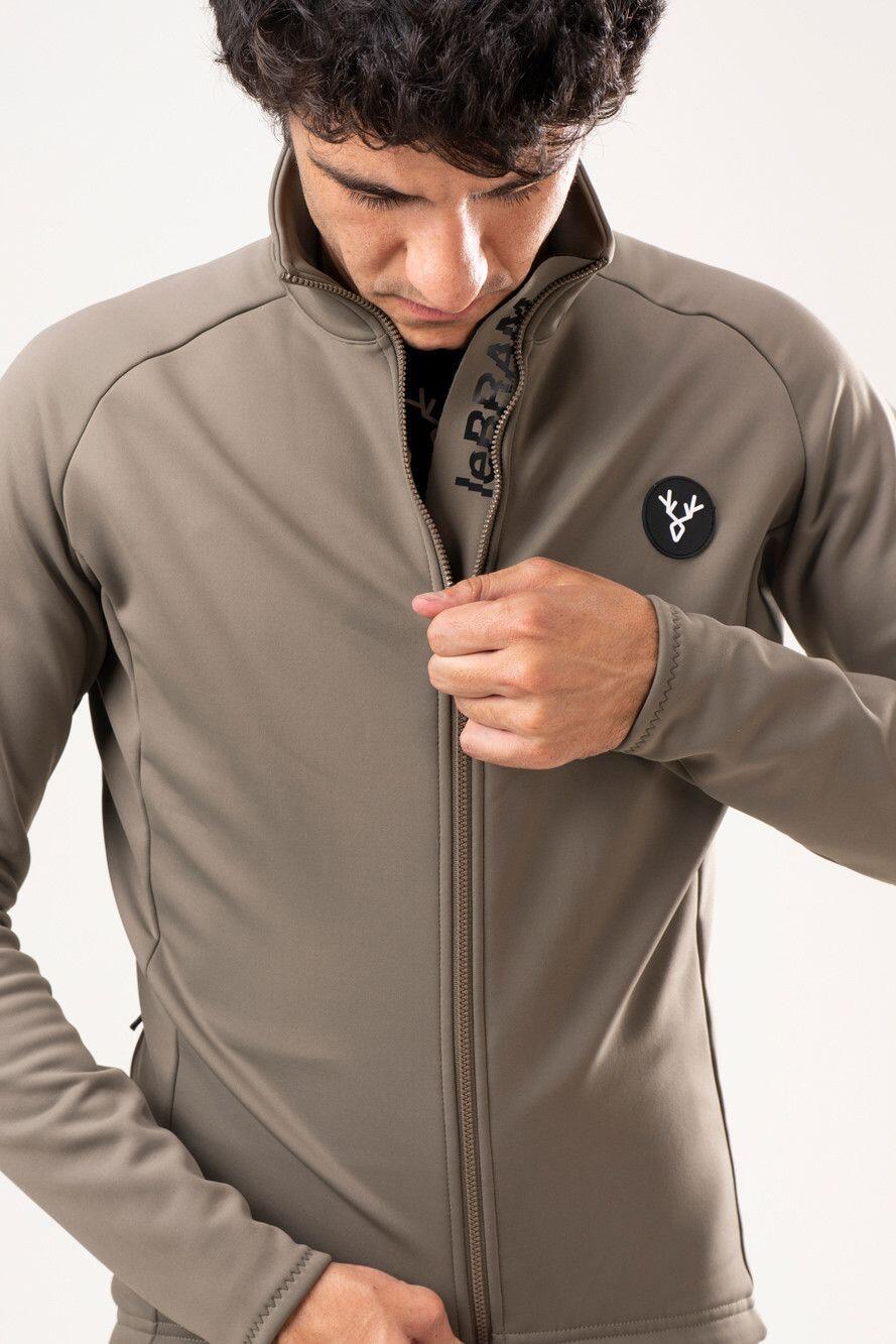 Giacca termica da allenamento LeBram Verde Khaki 4/7