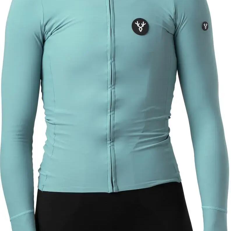 LeBram Race Blue Mid-Season Turquoise Women's Long Sleeve Jersey