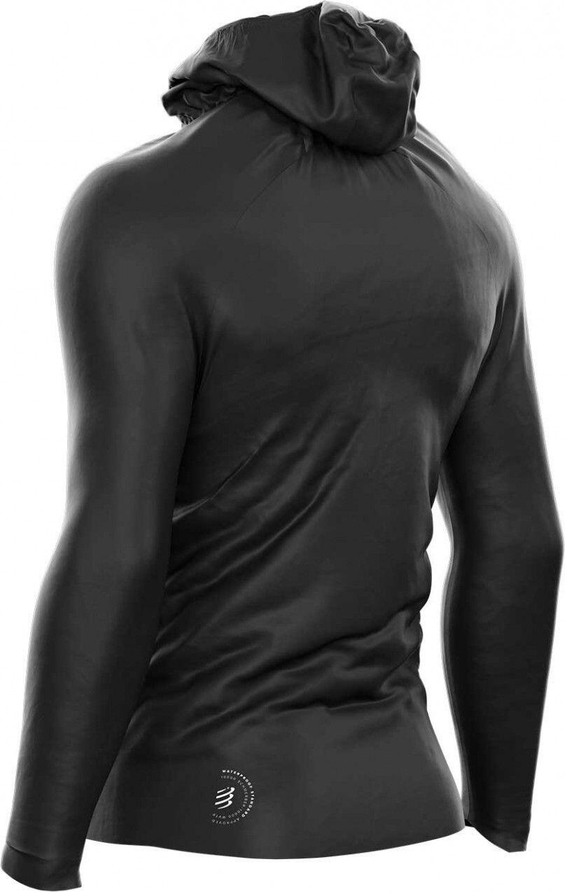 Chaqueta impermeable Compressport Hurricane Waterproof 10/10 negro unisex 2/7