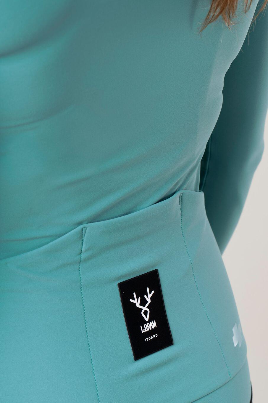 LeBram Race Damesblauwe Mid-season Turquoise Trui met lange mouwen 6/7