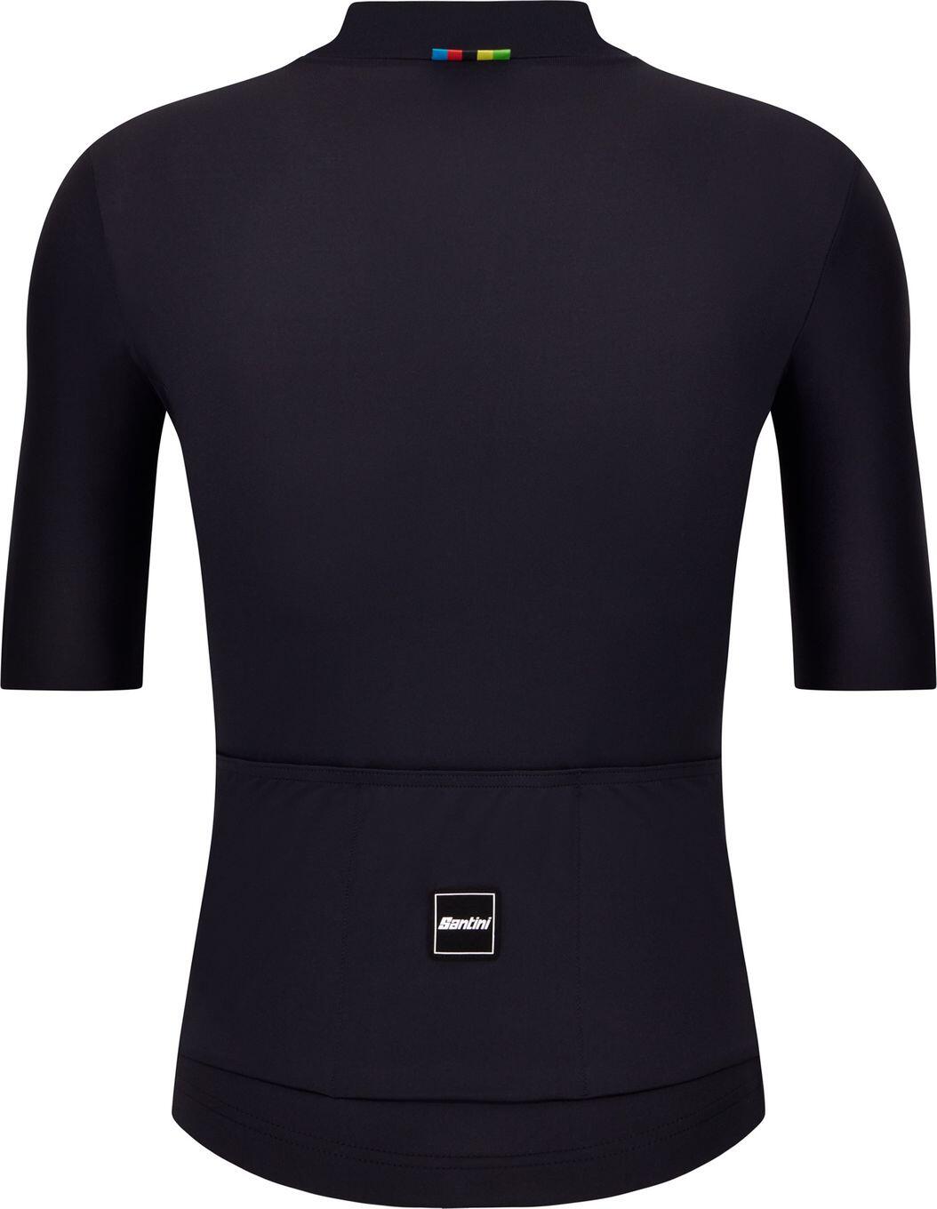 Maillot Manches Courtes Santini Mondo UCI Noir 2/3