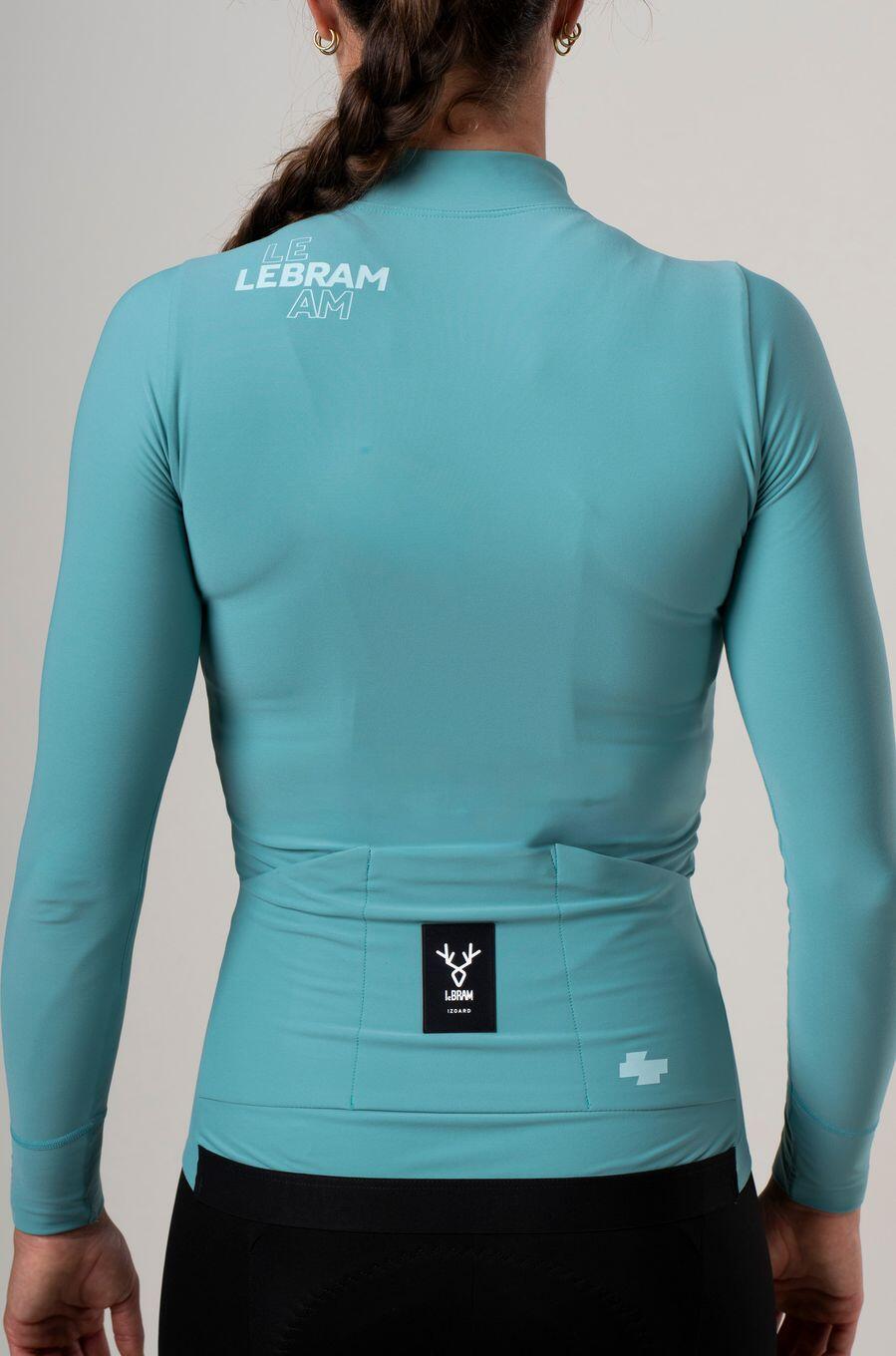 LeBram Race Damesblauwe Mid-season Turquoise Trui met lange mouwen 4/7