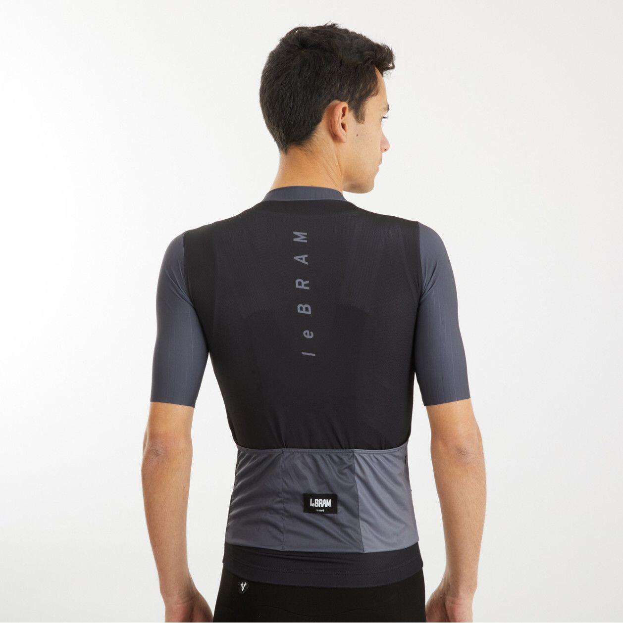 Maillot Manches Courtes LeBram Izoard aéro Noir 2/5