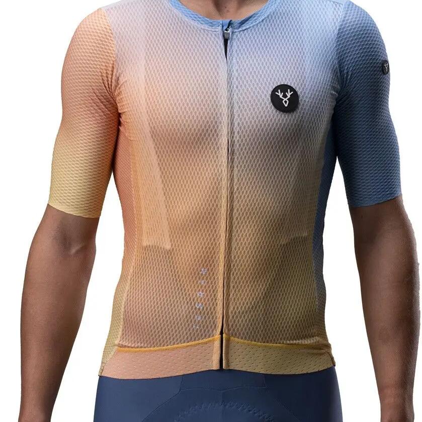 LeBram Izoard Ultralight Short Sleeves Jersey Yellow Blue
