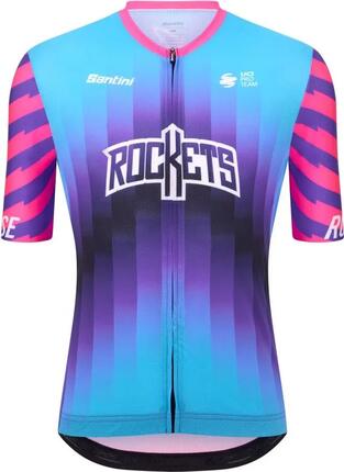 Maillot Manches Courtes Santini Team Rockets 2026 Homme